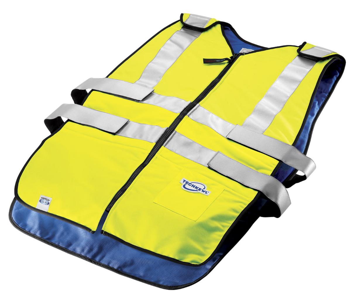 Techniche TechKewl ANSI Class II Compliant Hi-Viz Phase Change Cooling Vest