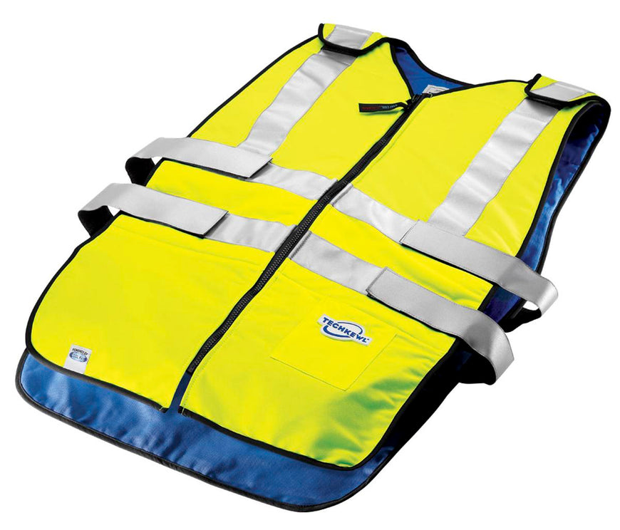 Techniche TechKewl ANSI Class II Compliant Hi-Viz Phase Change Cooling Vest