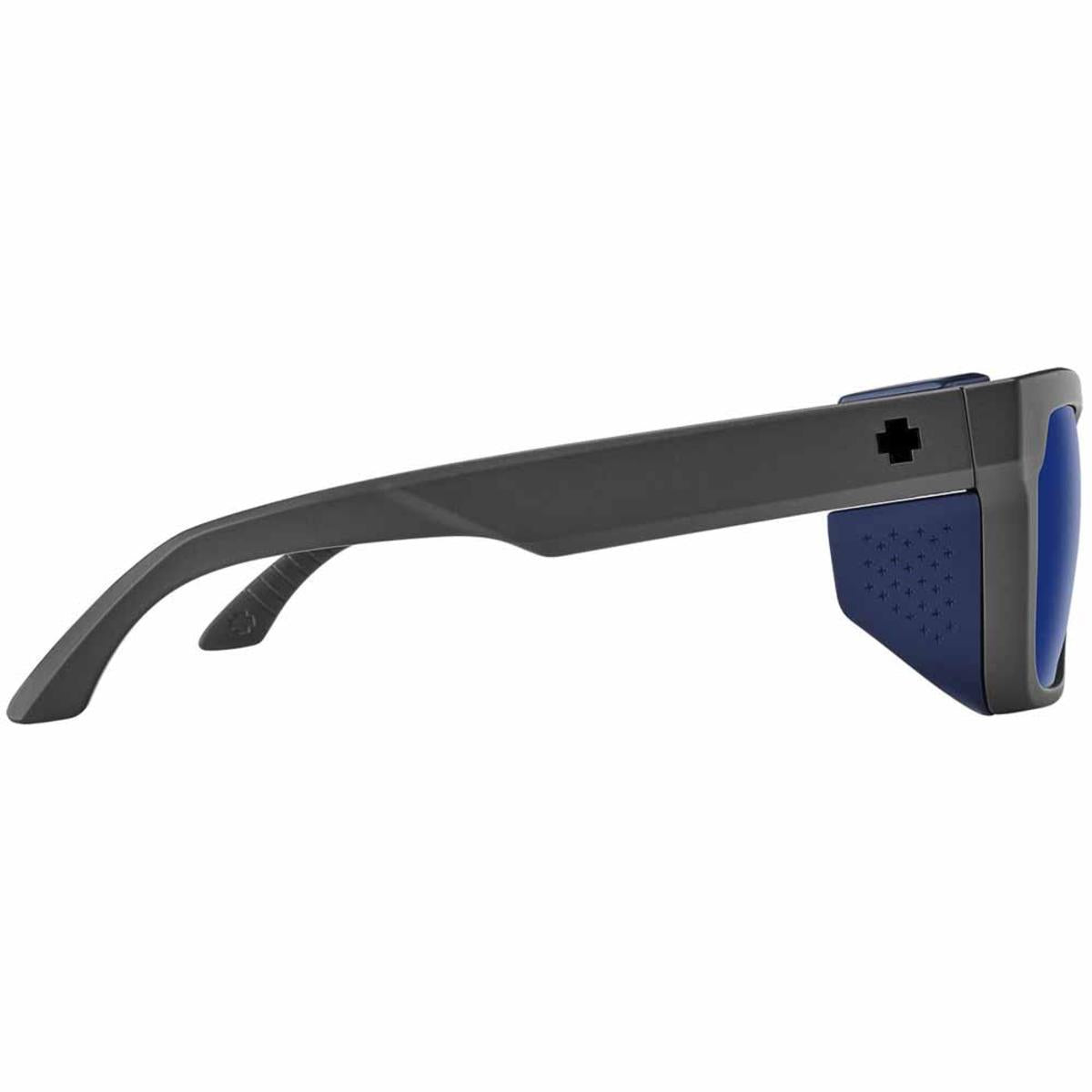 Spy Optic Helm Tech Sunglasses, Matte Black Spectra Mirror / 57