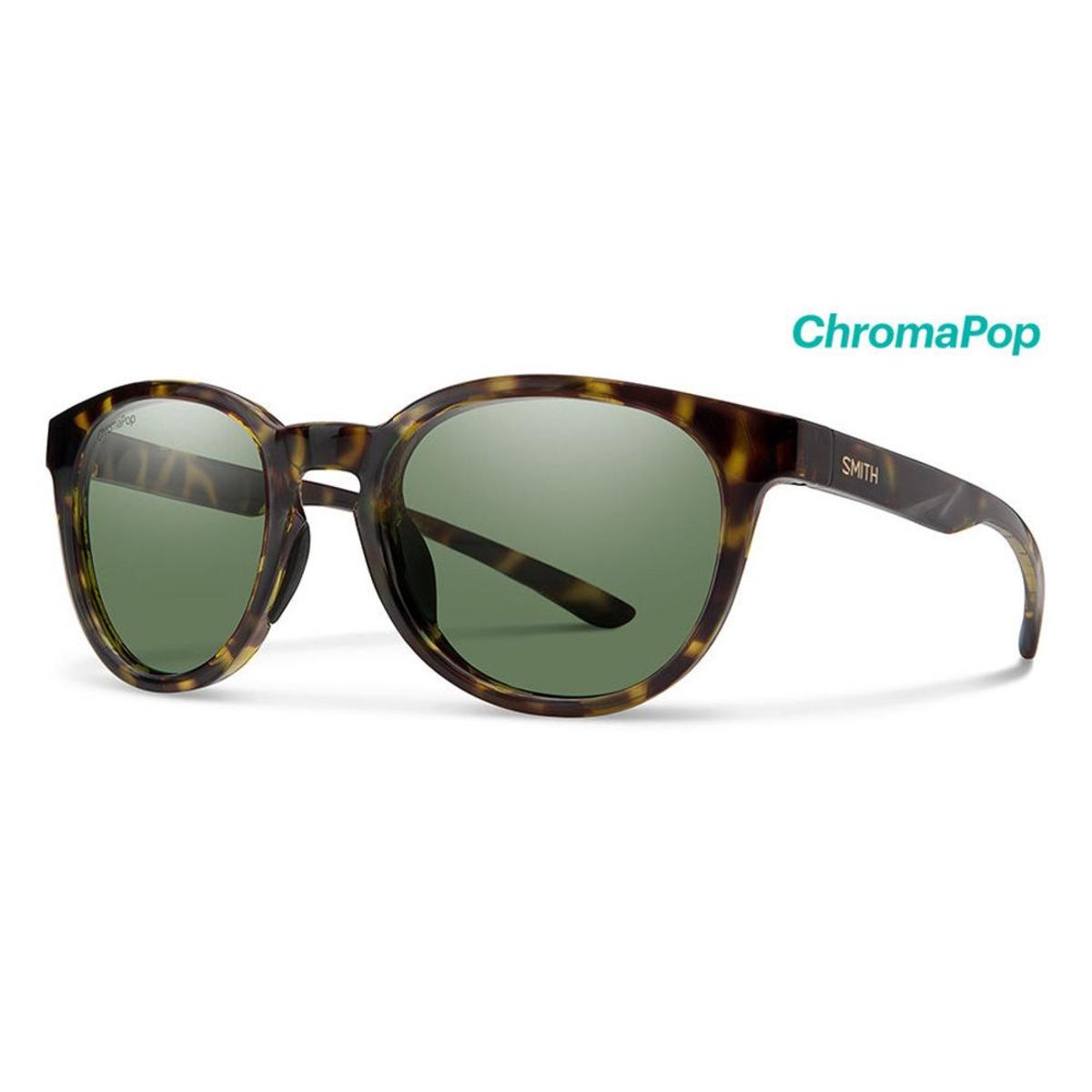 Smith Optics Eastbank Sunglasses Chromapop Polarized Gray Green - Vintage Tort Frame