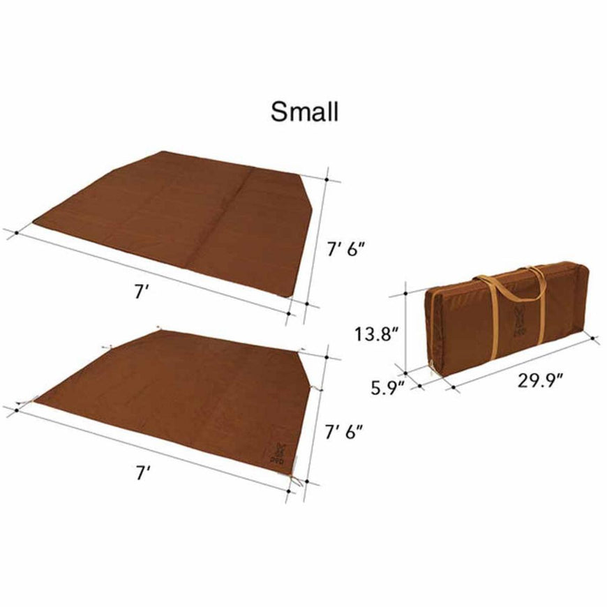 DOD Outdoors Kamaboko Mat Set - Small/Brown