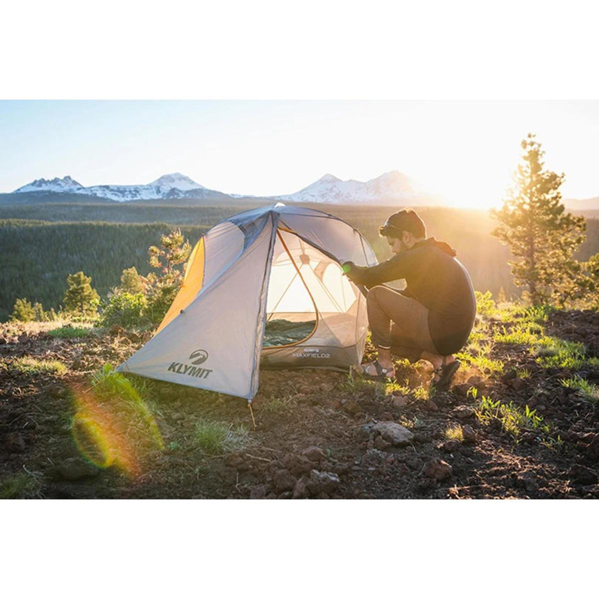 Klymit Maxfield 2 Person Tent - Orange/Grey