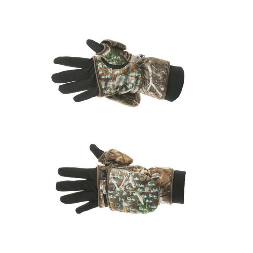 DSG Women's Flip Top Mitten 3.0 with Glove Liner - Realtree Edge