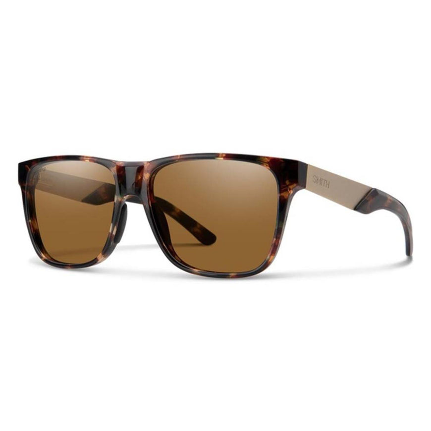 Smith Optics Lowdown Steel Sunglasses ChromaPop Polarized Brown - Dark Tortoise Frame