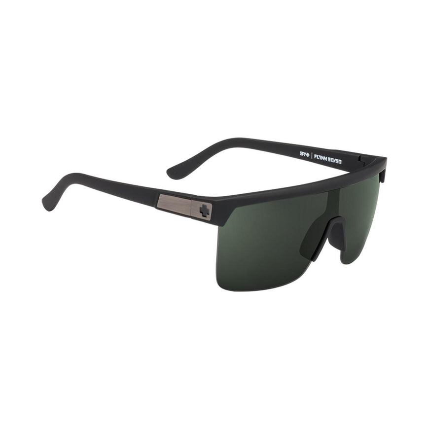 Spy Optic Flynn 5050 Soft Matte Black - HD Plus Gray Green