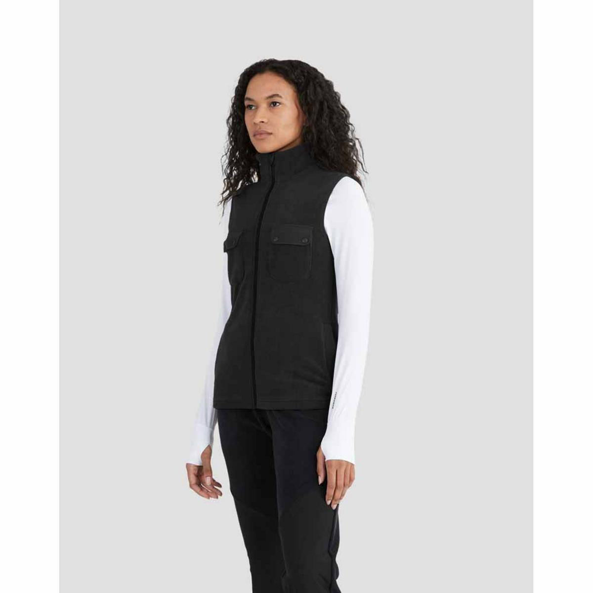 Terramar Women's C-Suite Mammoth Sherpa Fleece Full-Zip Vest