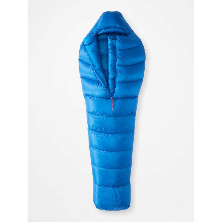 Marmot Men's Bantamweight 15 Center Zipper Long Sleeping Bag - Dark Azure/Clear Blue