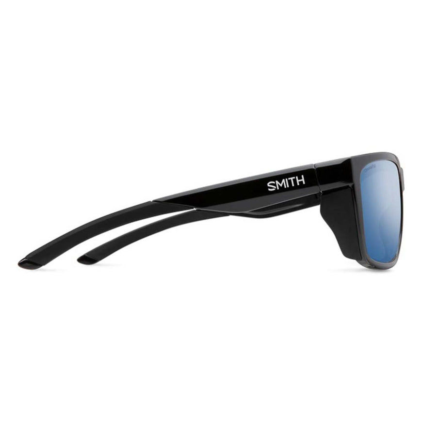 Smith Optics Longfin Sunglasses ChromaPop Polarized Blue Mirror - Black Frame