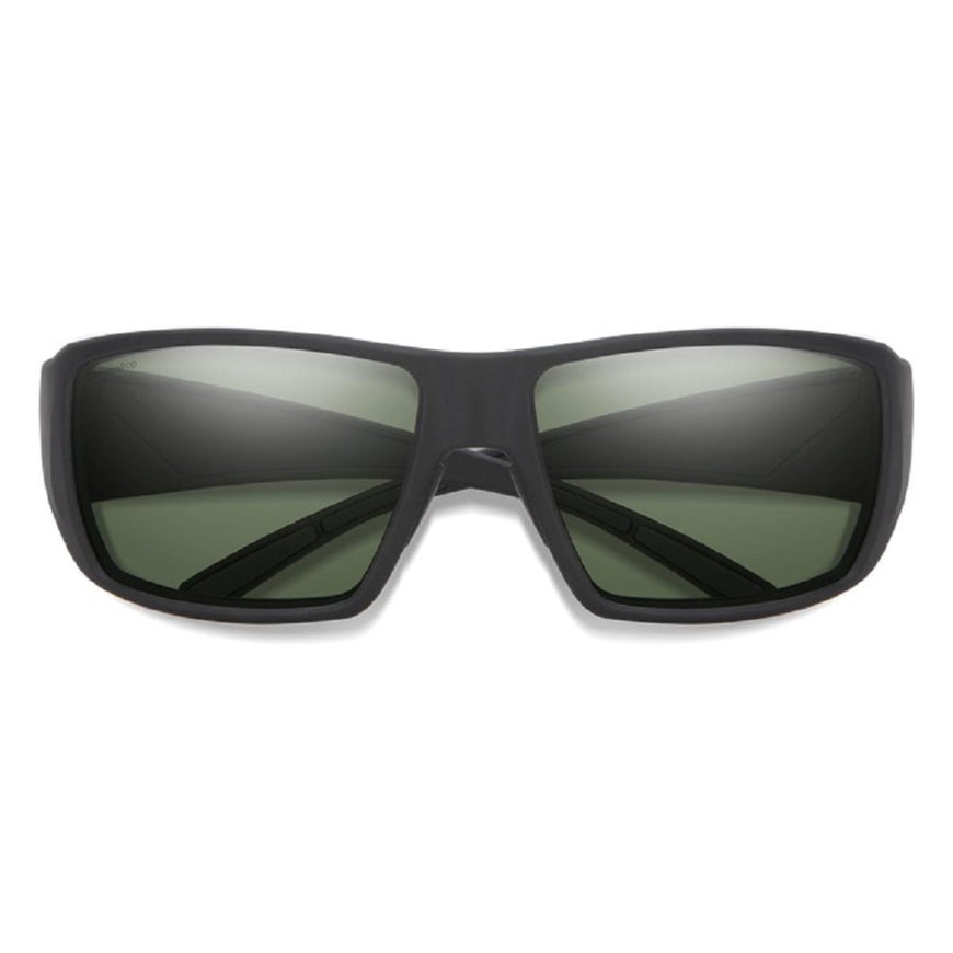 Smith Optics Guide's Choice Sunglasses ChromaPop Polarized Gray Green - Matte Black Frame