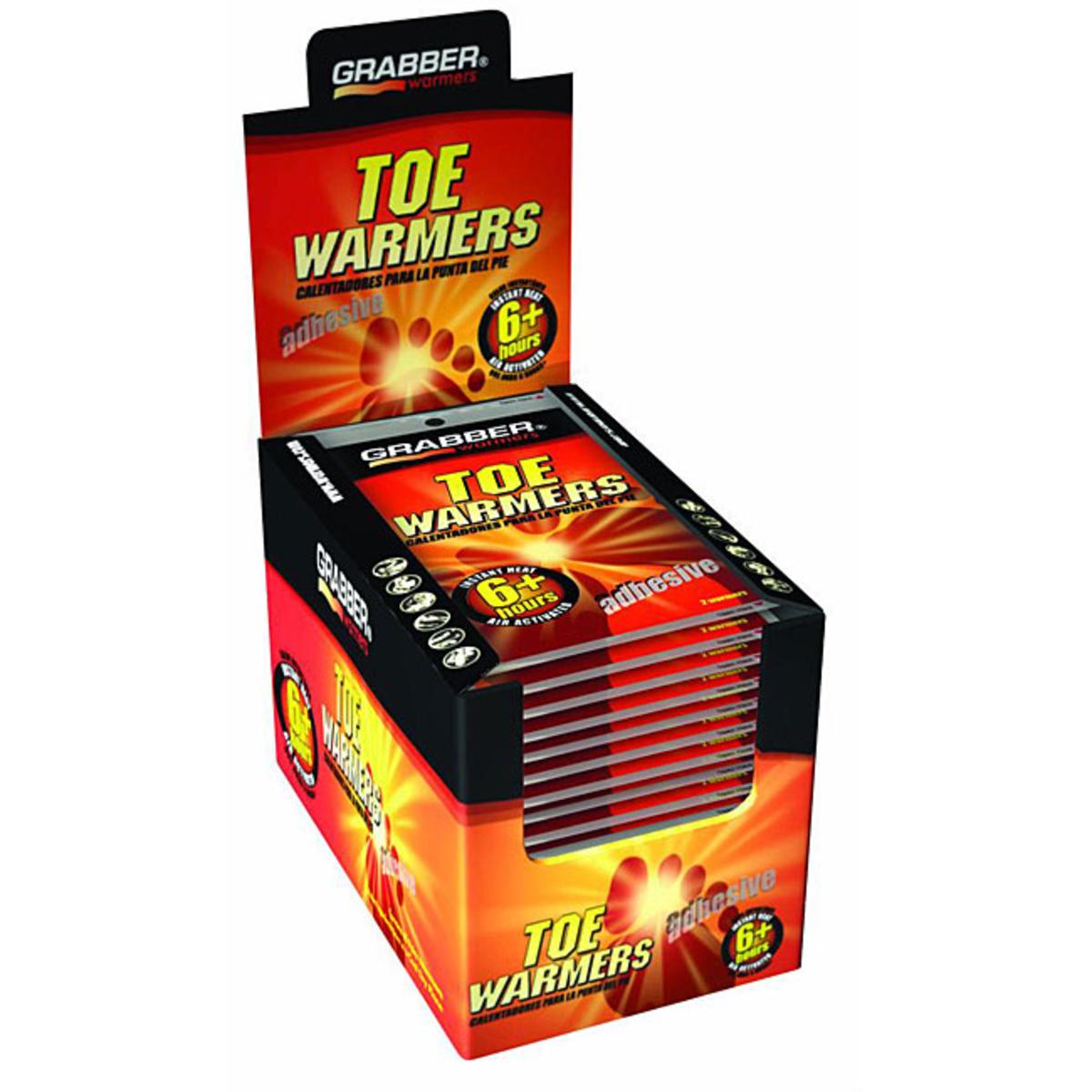 Grabber Warmers 6+ Hour Adhesive Toe Warmers - 40 Pair Box