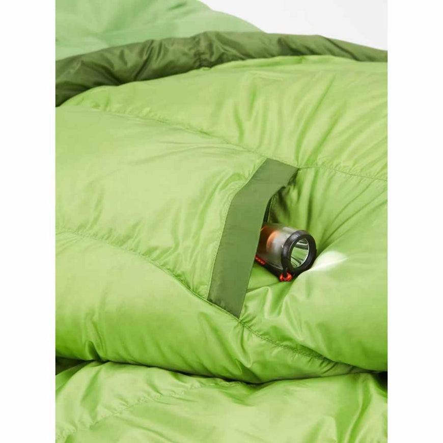 Marmot Men's Hydrogen 30 Left Zipper Sleeping Bag - Foliage/Kiwi