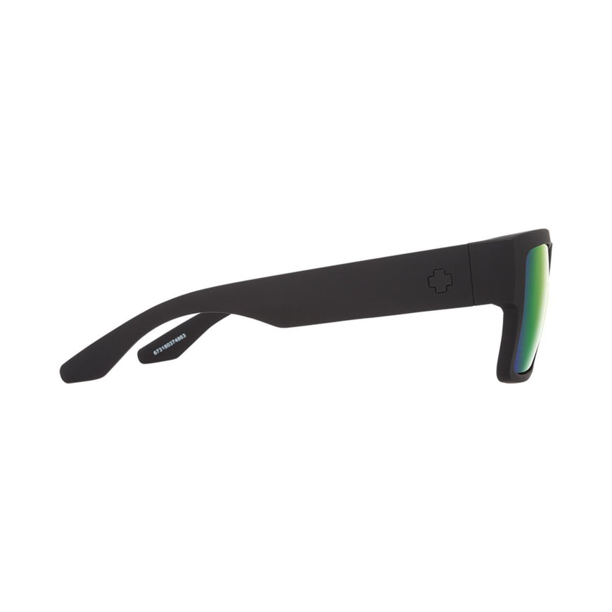 Spy Optic Cyrus Matte Black - Happy Bronze Polar with Green Spectra