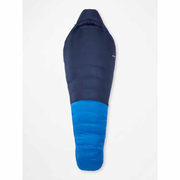 Marmot Men's Helium 15 Left Zipper Long Sleeping Bag - Arctic Navy/Dark Azure