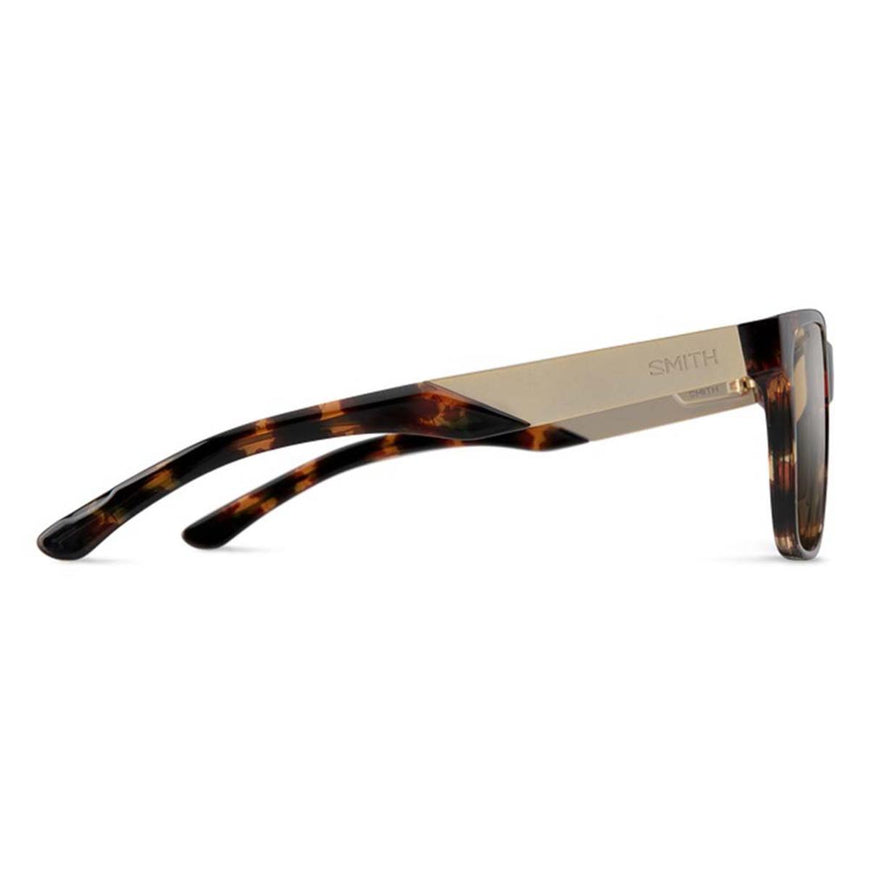 Smith Optics Lowdown Steel Sunglasses ChromaPop Polarized Brown - Dark Tortoise Frame