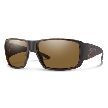 Smith Optics Guide's Choice Sunglasses ChromaPop Glass Polarized Brown - Matte Tortoise Frame