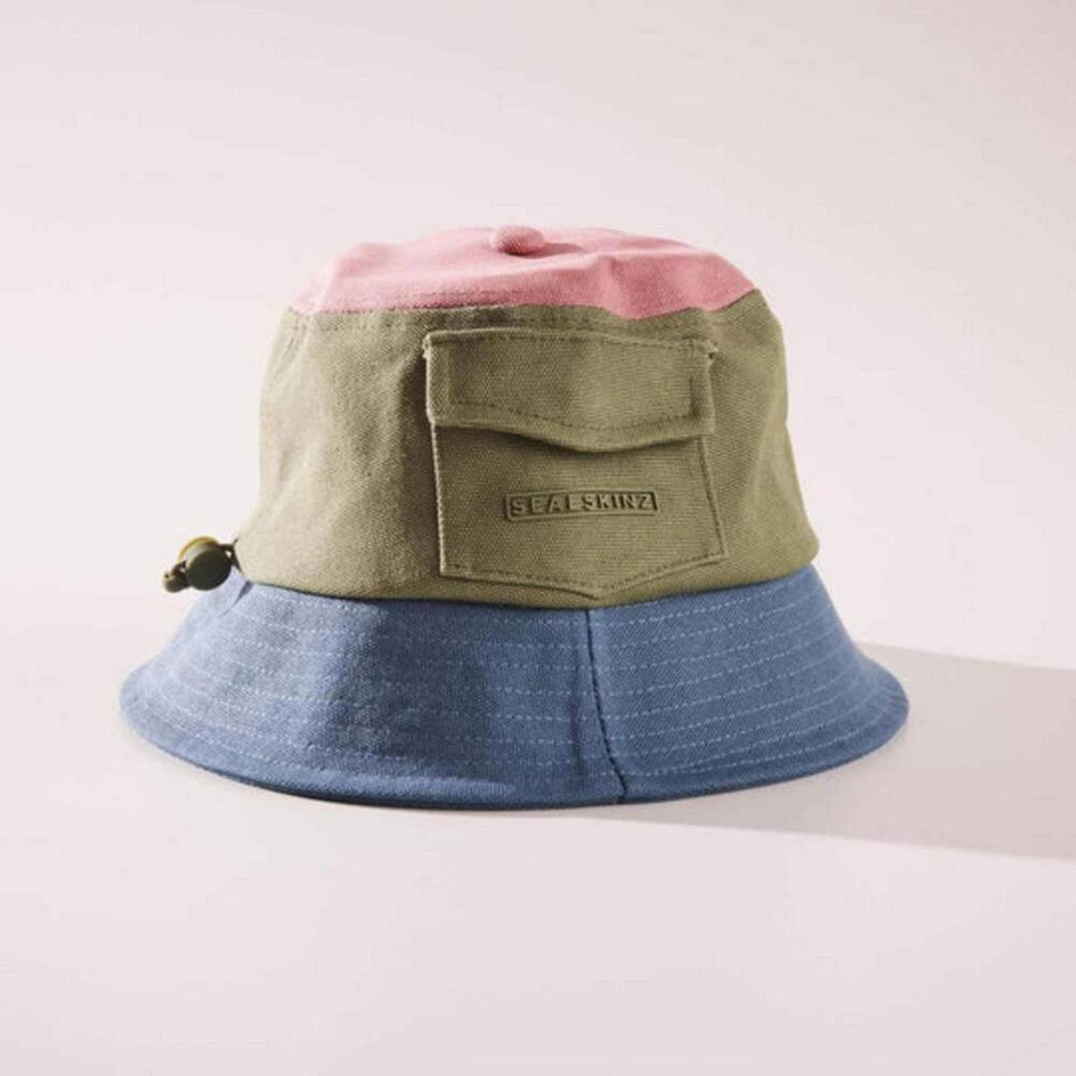 SealSkinz Women's Lynford Waterproof Colour Block Canvas Bucket Hat