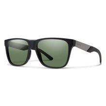 Smith Optics Lowdown Steel Sunglasses ChromaPop Polarized Gray Green - Matte Black Ruthenium Frame