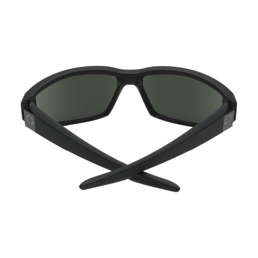 Spy Optic Dirty Mo Soft Matte Black - HD Plus Gray Green