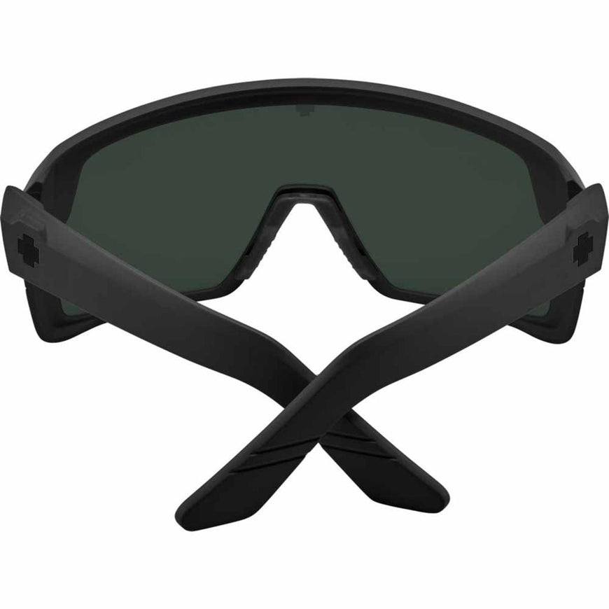 Spy Optic Monolith Matte Black - Happy Gray Green Polar with Black Spectra Mirror