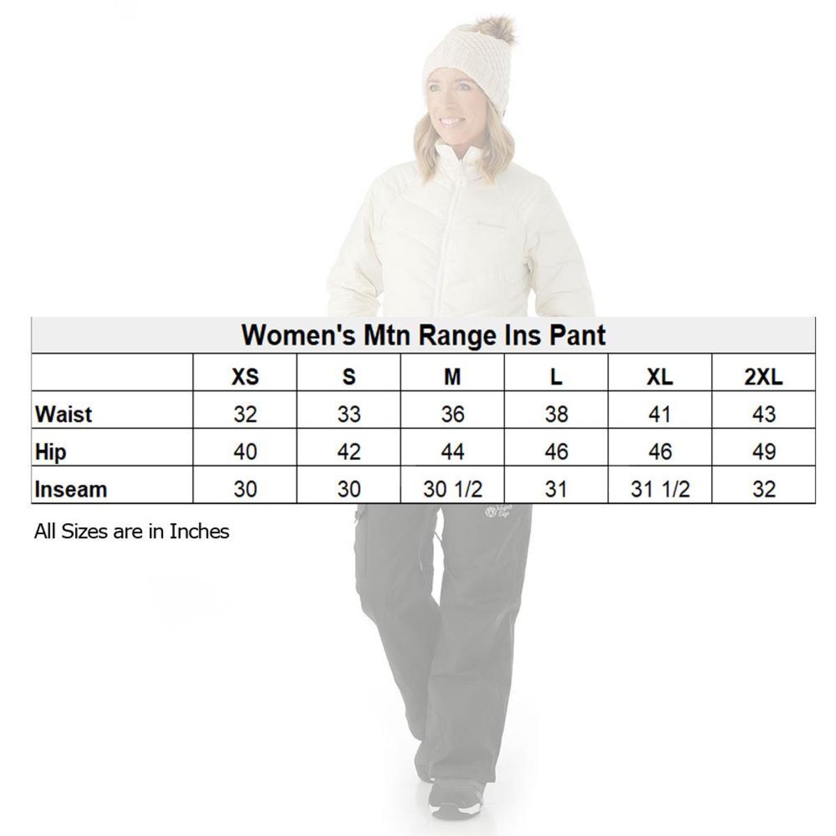 Winter's Edge Women's Mountain Range Insulated Snow Pants