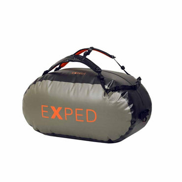 Exped Tempest 140L Duffle Backpack - Black/Olive Grey