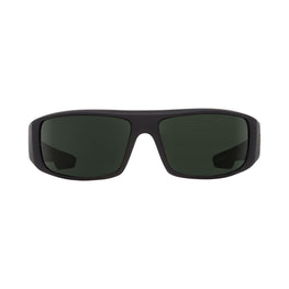 Spy Optic Logan Soft Matte Black - Happy Gray Green Polar