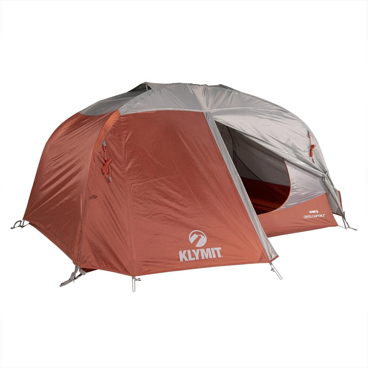 Klymit Cross Canyon 2 Person Tent - Red/Grey