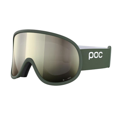 POC Retina Ski Goggles Partly Sunny Ivory Lens - Epidote Green Frame