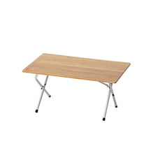 Snow Peak Single Action Low Bamboo Table