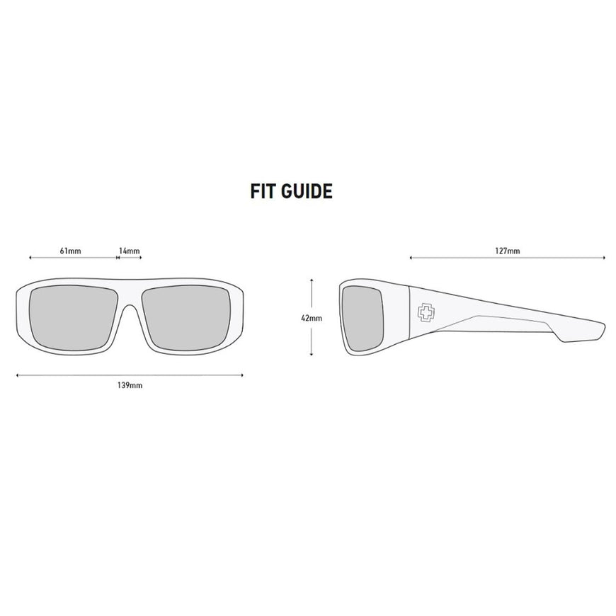 Spy Optic Logan Soft Matte Black - HD Plus Gray Green