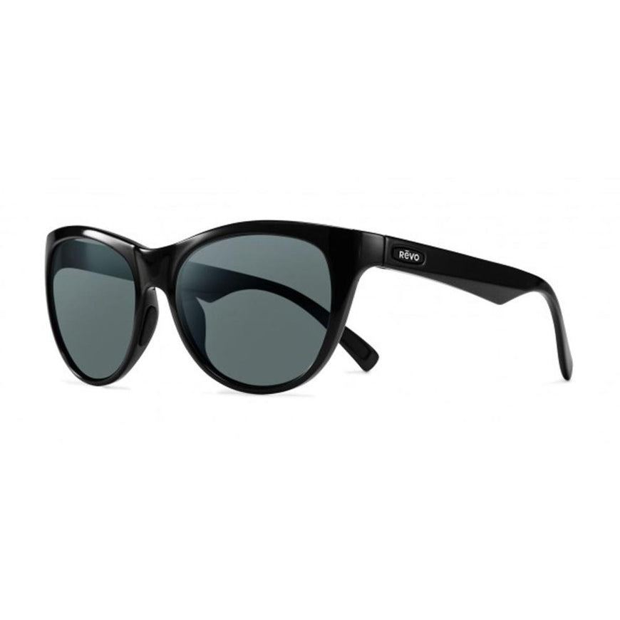 Revo Women's Barclay Cat Eye Sunglasses Graphite Lens with Black Frame