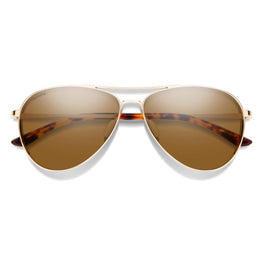 Smith Optics Langley 2 Sunglasses ChromaPop Polarized Brown - Gold Frame