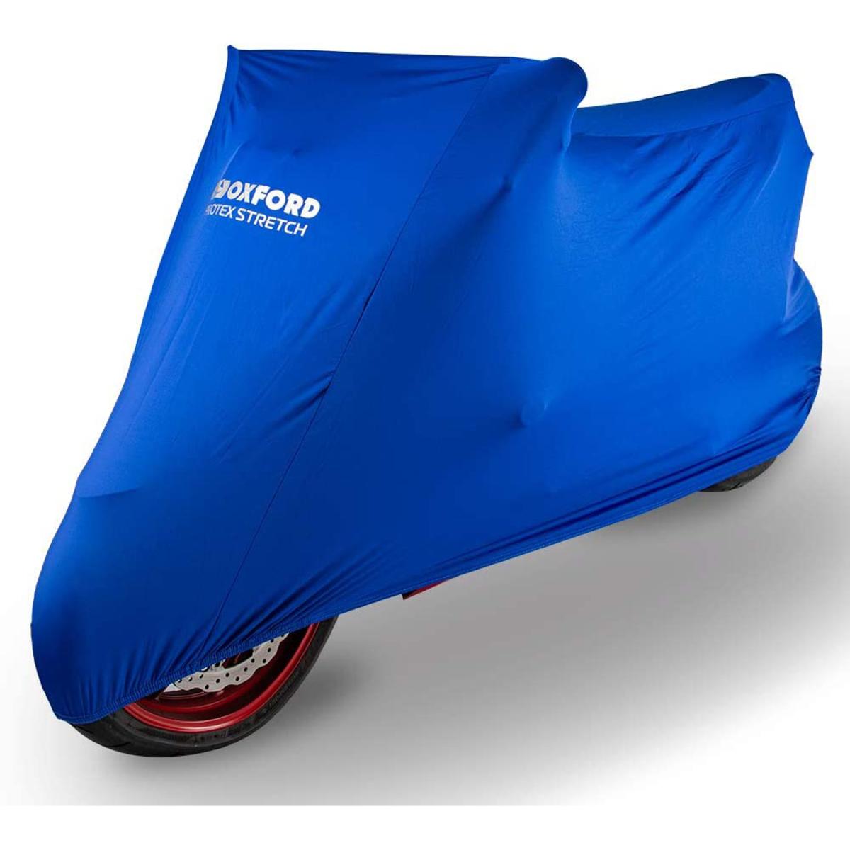 Oxford Protex Stretch Indoor Premium Motorcycle Protective Stretch-Fit Cover - Medium