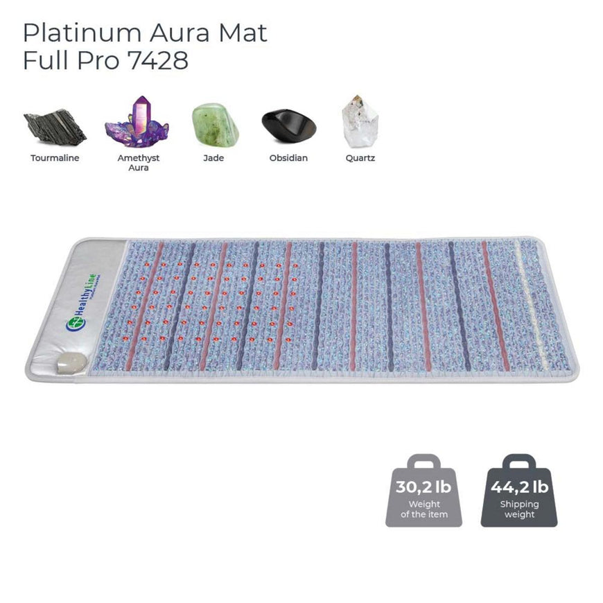 HealthyLine Platinum Aura Mat Full Pro Plus 7428 Firm - Photon Advanced PEMF InfraMat Pro