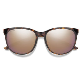 Smith Optics Lake Shasta Sunglasses ChromaPop Polarized Rose Gold Mirror - Tortoise Frame