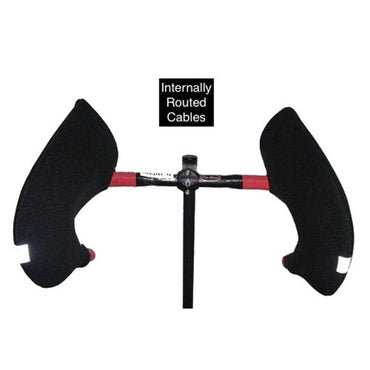 Bar Mitts Internally Routed Cables Road Pogie Handlebar Mittens Hydraulic Extreme - XL Black