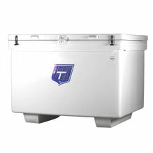 Icey-Tek 1100 Quart Rotomold Ice Chest/Cooler with Runners - White