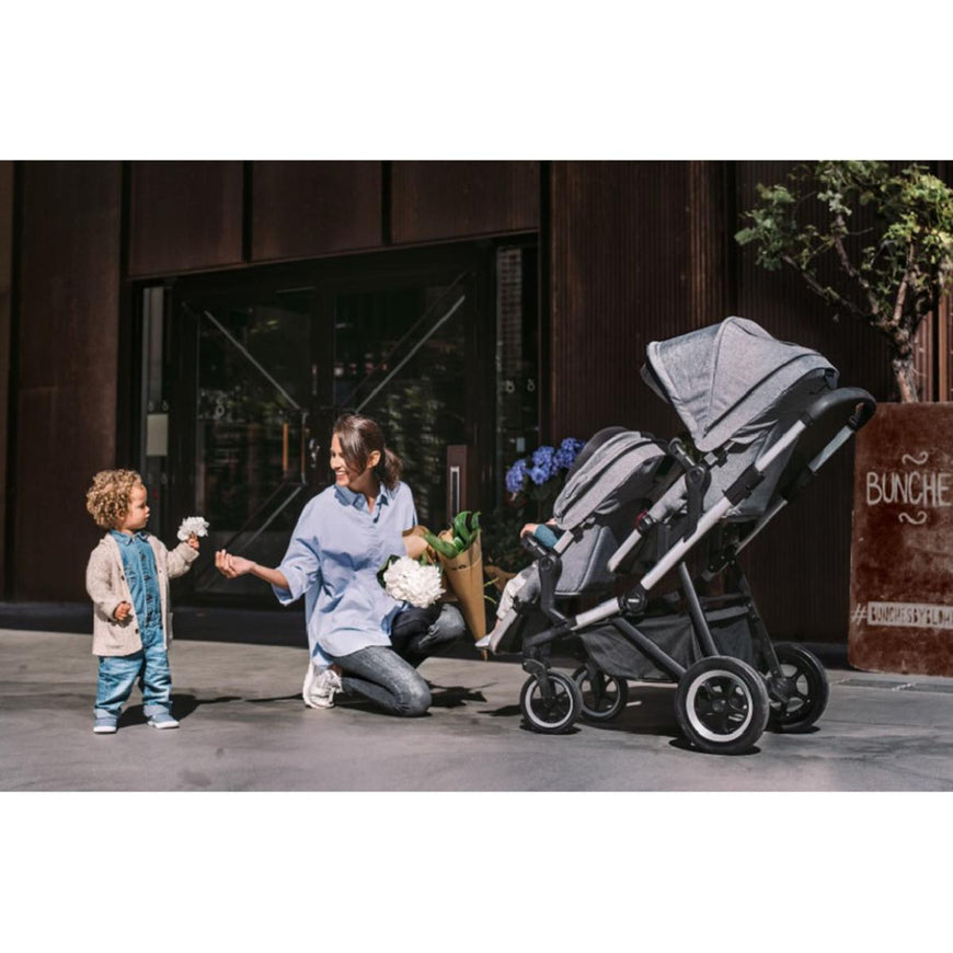 Thule Sleek City Stroller - Aluminium/Gray Melange