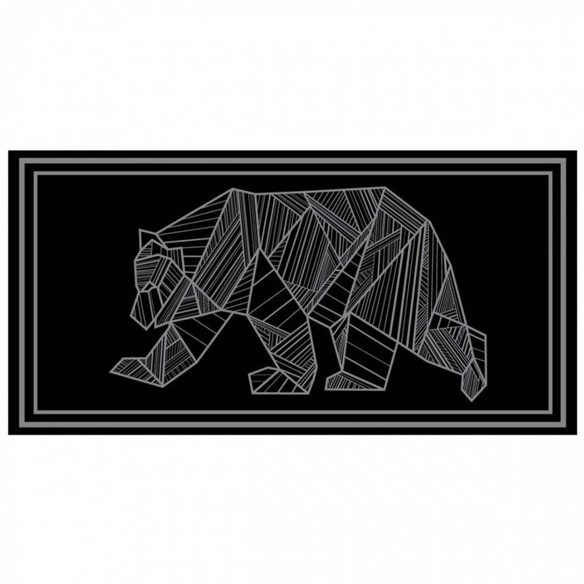 Kuma Outdoor Gear 9120.0484 18 x 9 ft. Bear Outdoor Mat Gray & Black