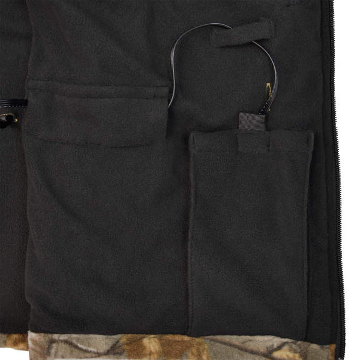 DeWalt Realtree Xtra Men's Camouflage Fleece Heated Vest with Battery