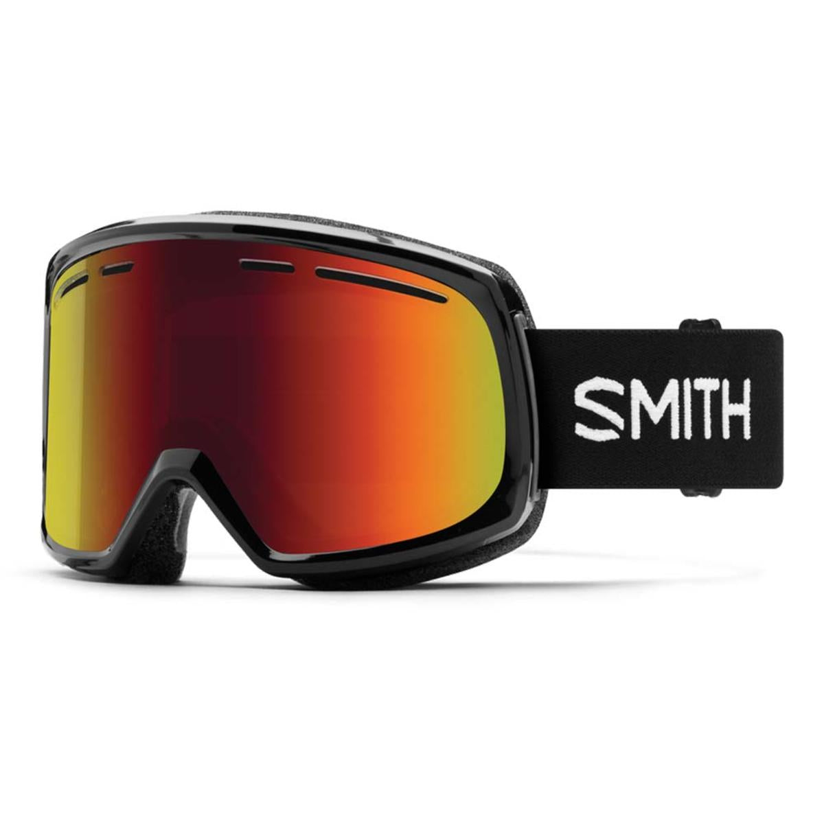 Smith Optics Range Goggles Red Sol-X Mirror - Black Frame
