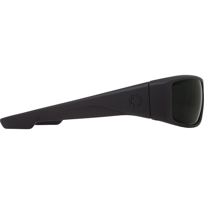 Spy Optic Logan Soft Matte Black - HD Plus Gray Green