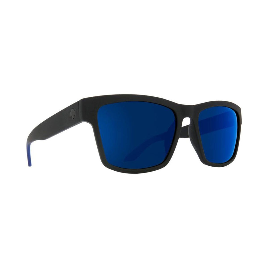 Spy Optic Haight 2 Soft Matte Black/Blue Fade - HD Plus Gray Green with Dark Blue Light Spectra Mirror