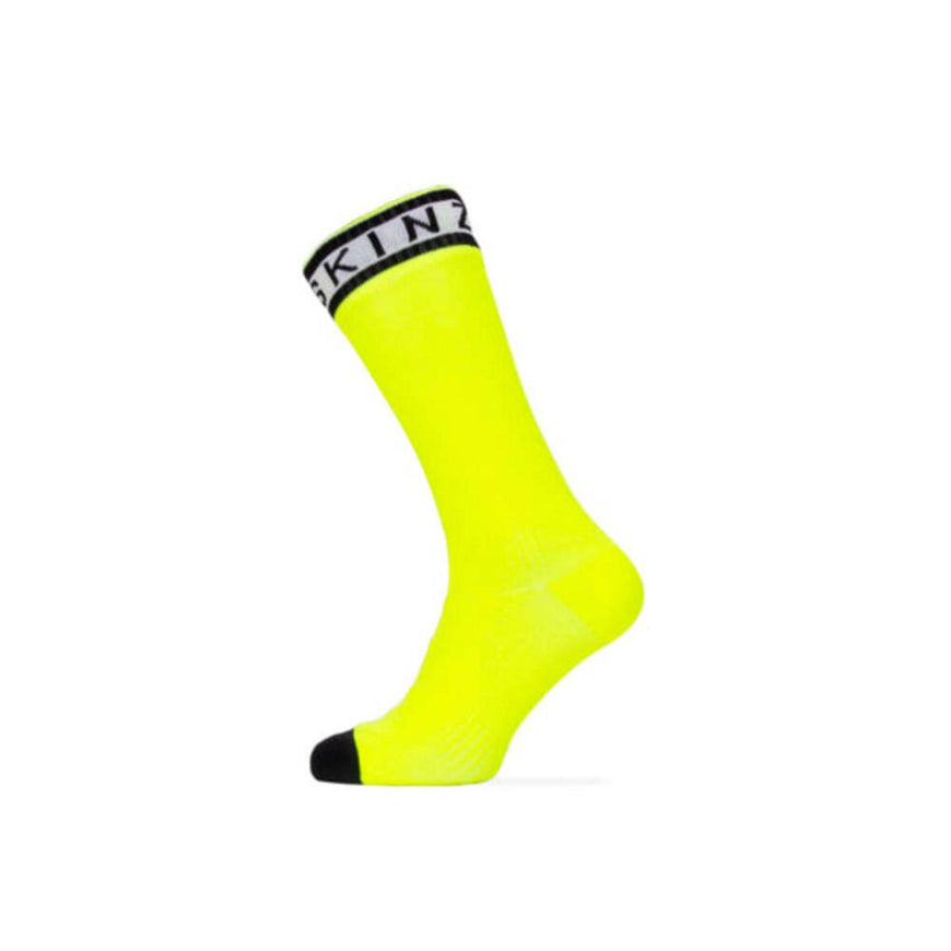 SealSkinz Scoulton Waterproof Warm Weather Mid Length Socks with Hydrostop (Black)
