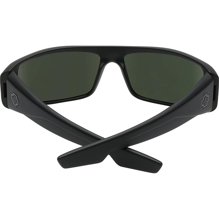 Spy Optic Logan Soft Matte Black - HD Plus Gray Green