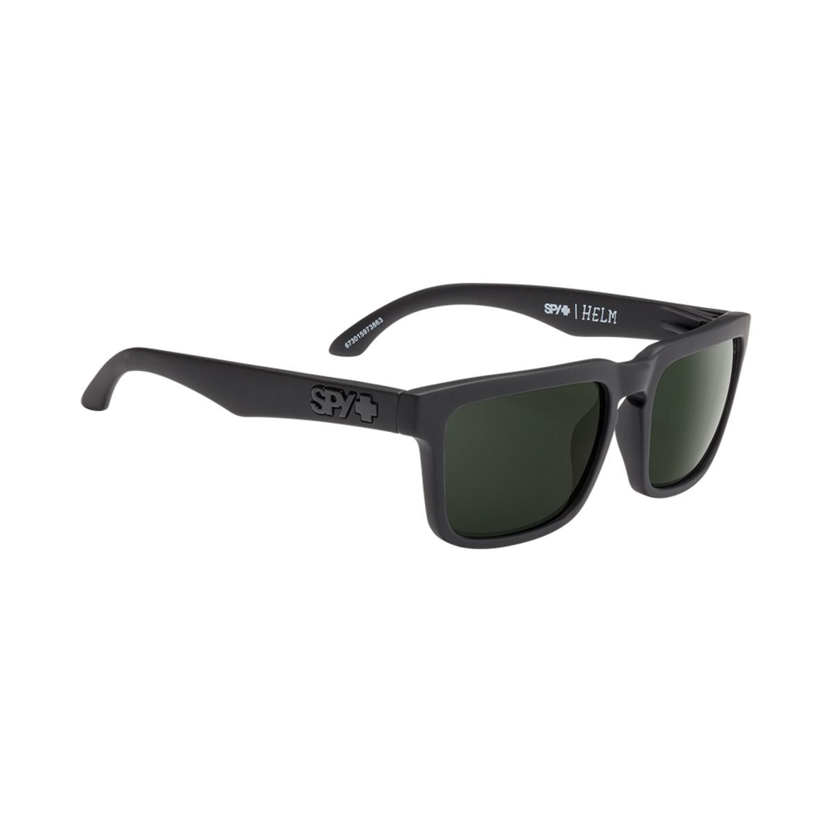 Spy Optic Helm Soft Matte Black - HD Plus Gray Green