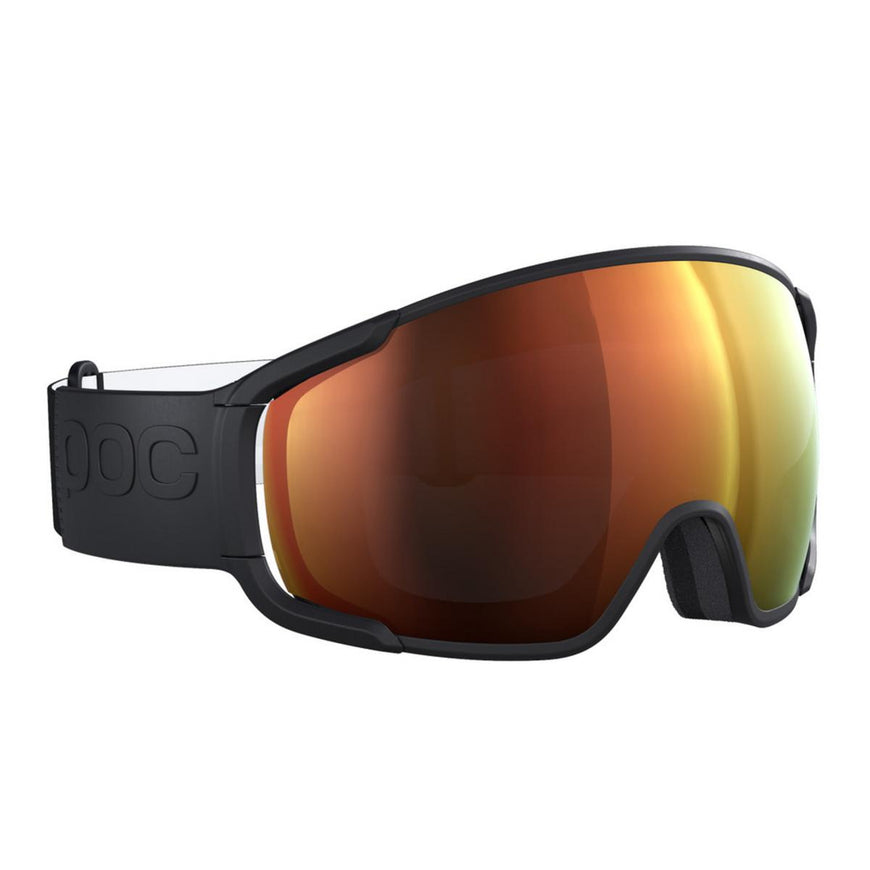 POC Zonula Ski Goggles Partly Sunny Orange Lens - Uranium Black Frame