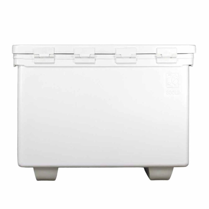 Icey-Tek 760 Quart Commercial, Rotomold Cooler/Box/Ice Chest with Runners - White