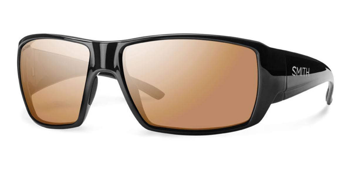 Smith Optics Lifestyle Guides Choice Sunglasses Black Techlite Glass Polarchromic Copper Mirror