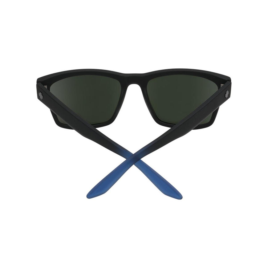 Spy Optic Haight 2 Soft Matte Black/Blue Fade - HD Plus Gray Green with Dark Blue Light Spectra Mirror